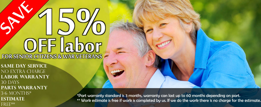 Senior Discount on Appliance Repair in Los Angeles