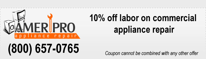 Commercial Appliance Repair Discount Coupon Discount Coupon for Commercial Appliance Repair