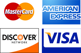We accept all credit cards